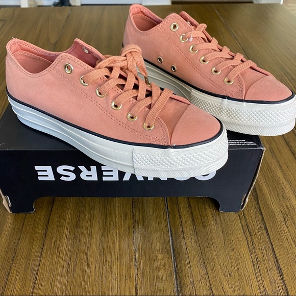 Converse mauve pink CTAS LIFT OX platform sneaker - Picture 2 of 11